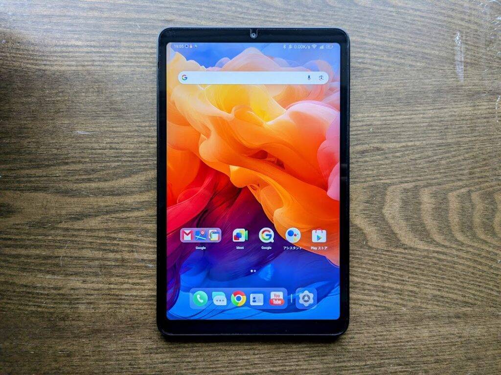 iPlay 60 mini Proの画面は、発色が良く、色の偏りや滲みなどがない