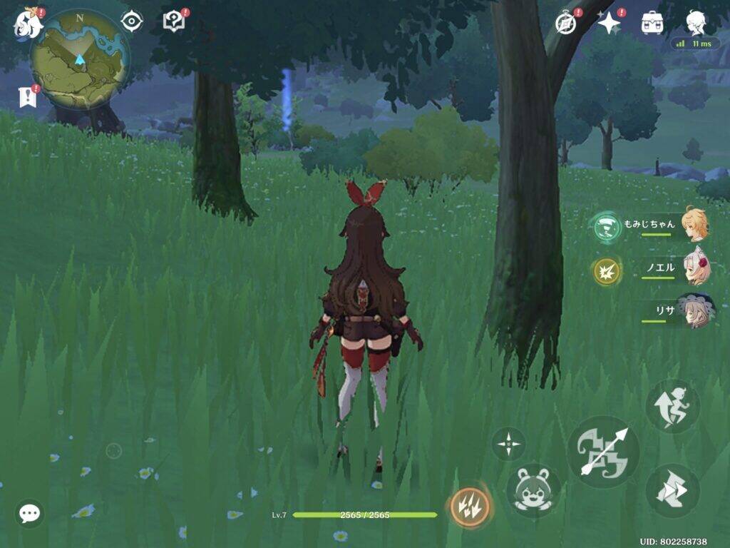 iPad Pro9.7でプレイする原神